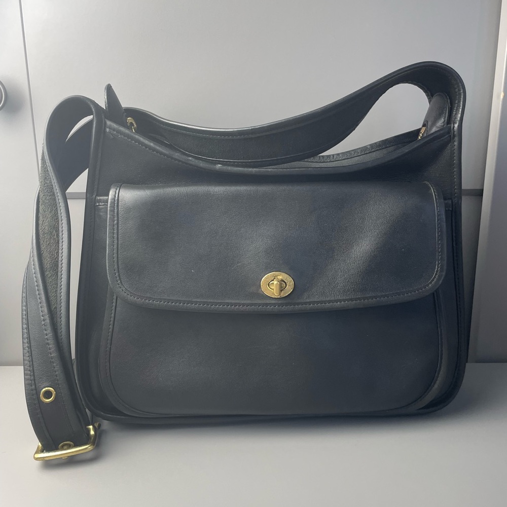 Vintage Coach Taft Bag #9980 Black